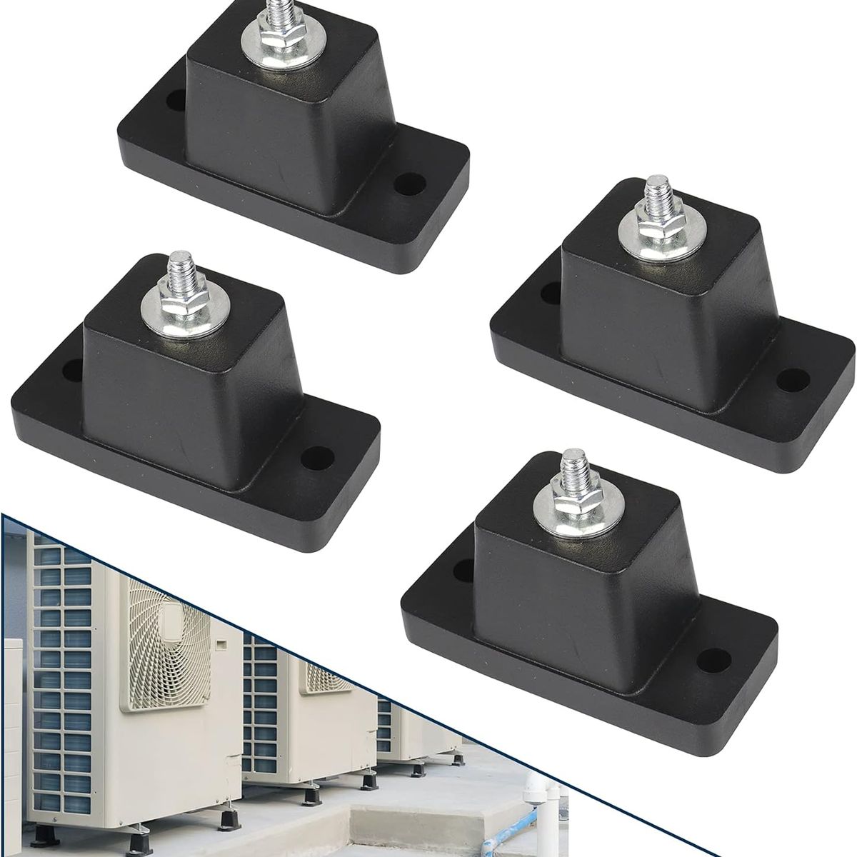 KUANGYE - Soporte Goma Aire Acondicionados a piso