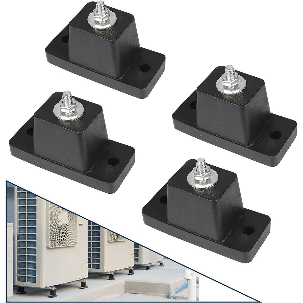 KUANGYE - Soporte Goma Aire Acondicionados a piso