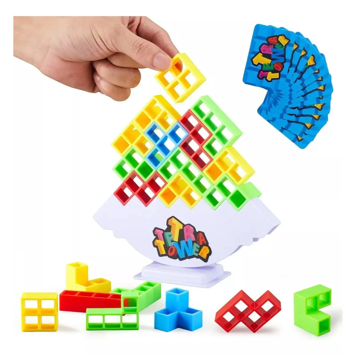 KUANGYE - Juego De Bloques De Equilibrio Tetra Tower 32 Piezas