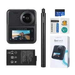 KANDAO - QooCam 3 360 Kit de viaje para cámara panorámica