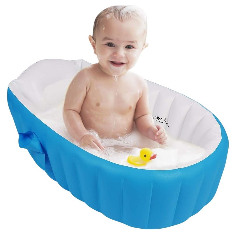 INVENCIBLE - Bañera Inflable Infantil TINA Portátil NA67