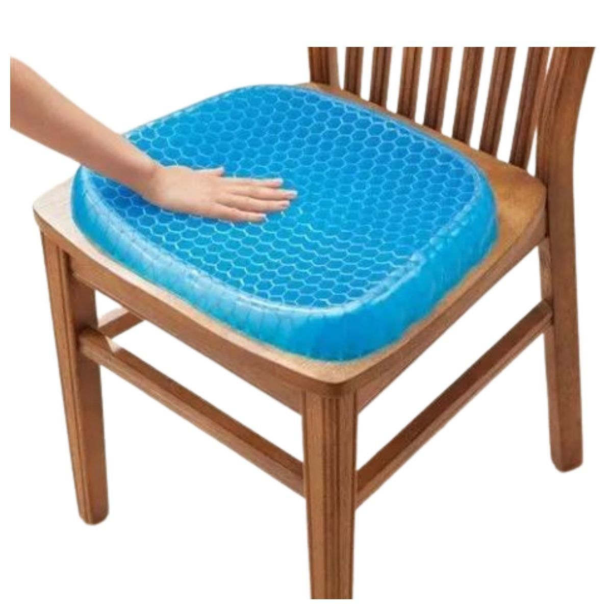 INVENCIBLE - Cojín Flexible Gel Ortopédico Para Silla Auto Na57