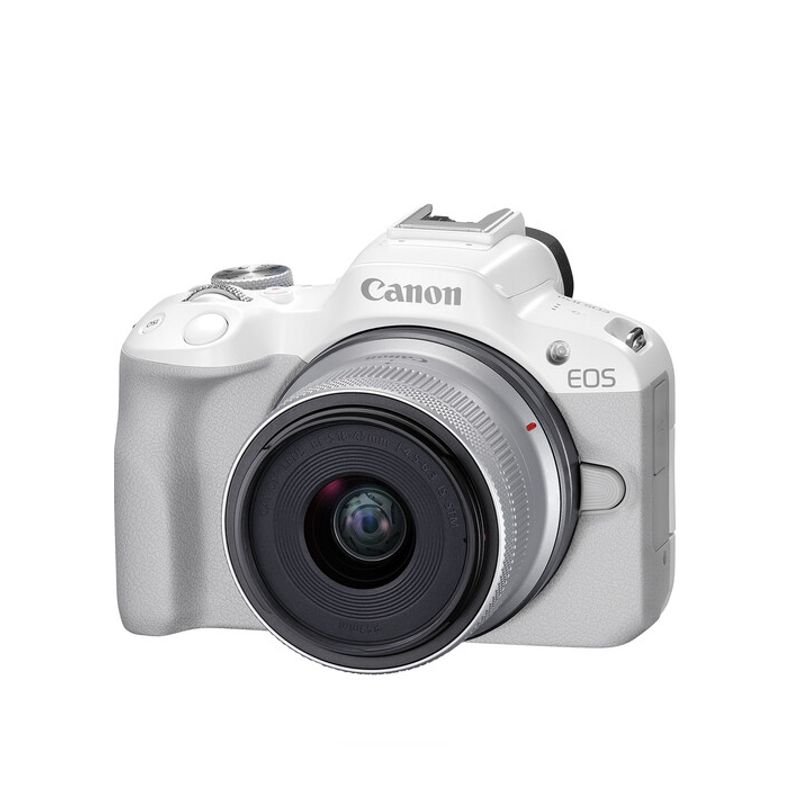 CANON - Canon EOS R50  RF-S 18-45 mm F45-63 IS STM Blanco