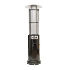 VERKEN - Estufa Exterior Gas Mork Negro - Calefactor para Terraza y Patio