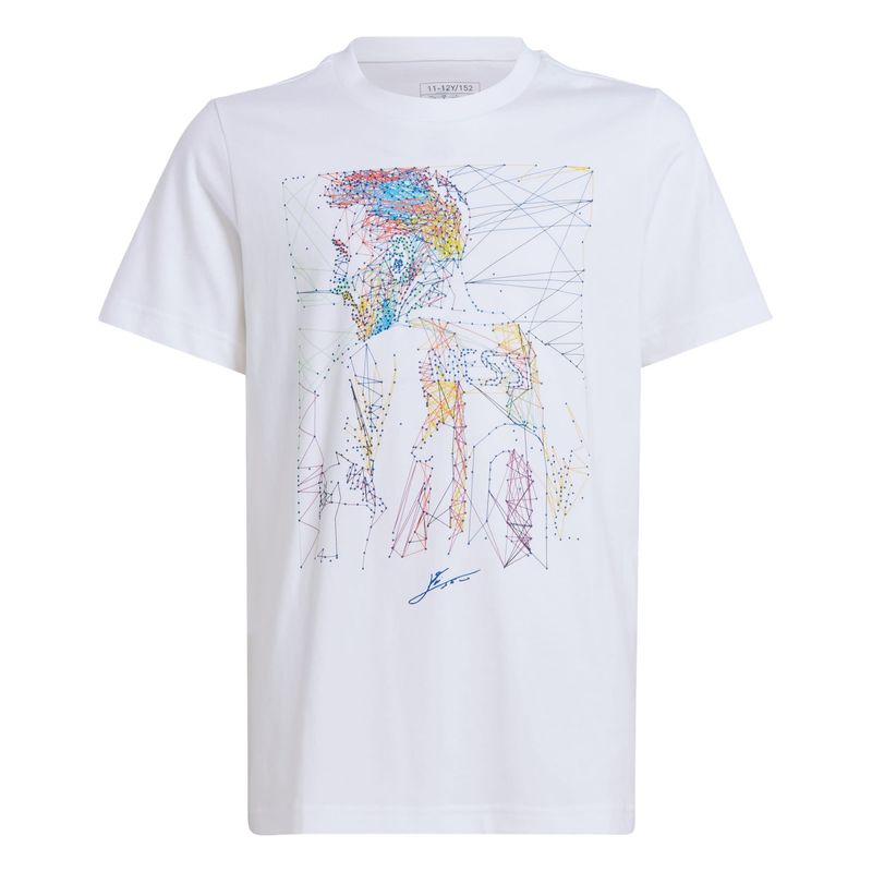 ADIDAS - Polera Messi Fútbol Estampada Kids