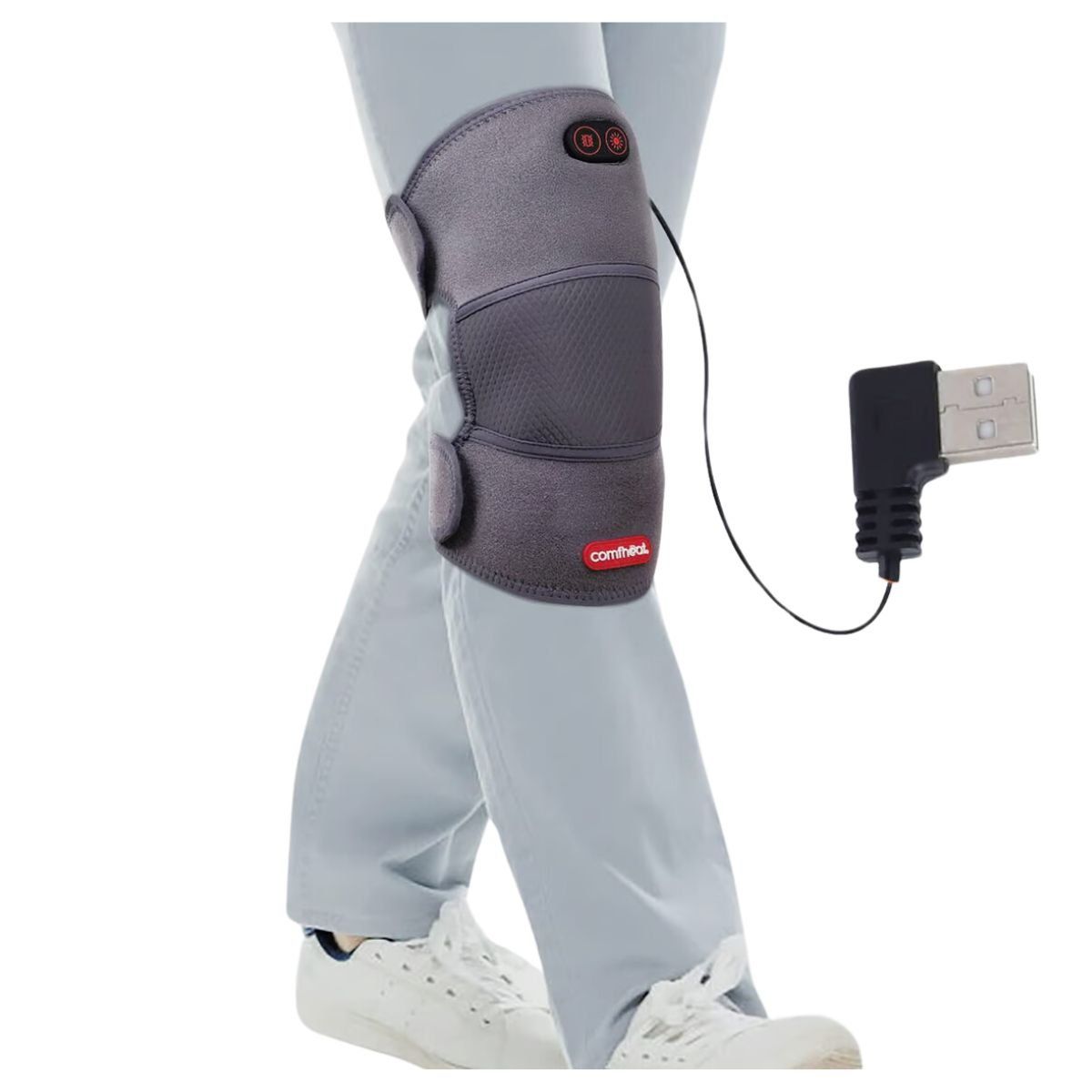 INVENCIBLE - RODILLERA CALEFACCIÓN MASAJE 2 EN 1 TERAPEUTICO NA59