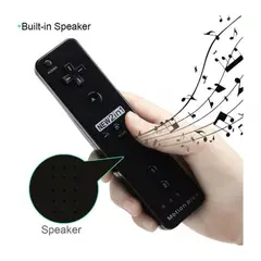 INVENCIBLE - NUNCHUCK WIIWII U CON SONIDO CONTROL REMOTO BLACK 1ST LINE NA51