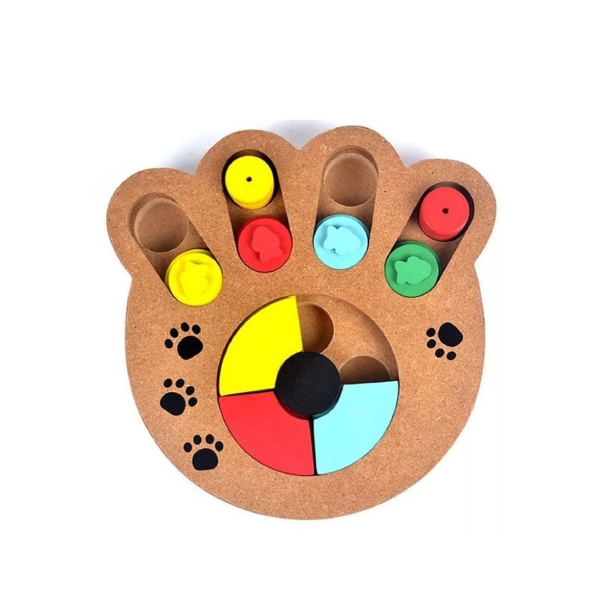 GENERICO - Juego Didáctico Para Mascotas Interactivo Dispensador Comida