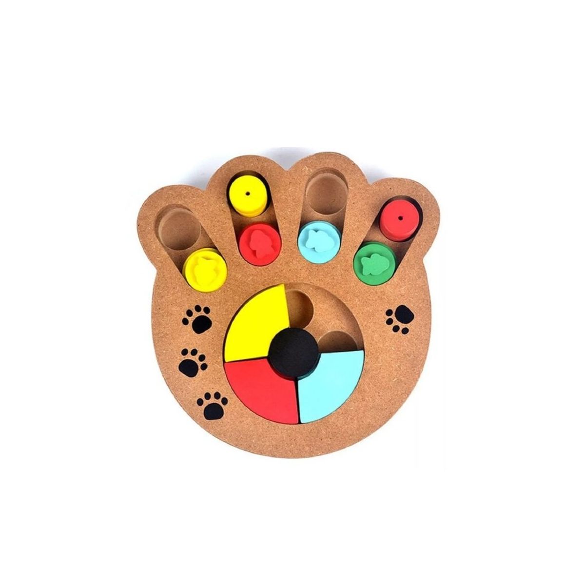 GENERICO - Juego Didáctico Para Mascotas Interactivo Dispensador Comida