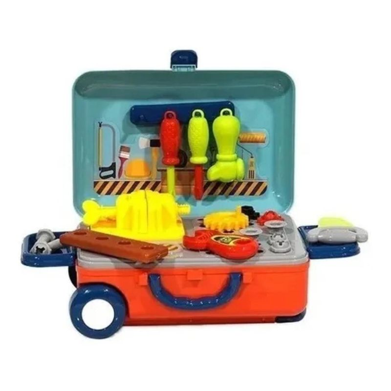 GENERICO - Set Maleta Maletin Infantil Carpintero Niños Juegos