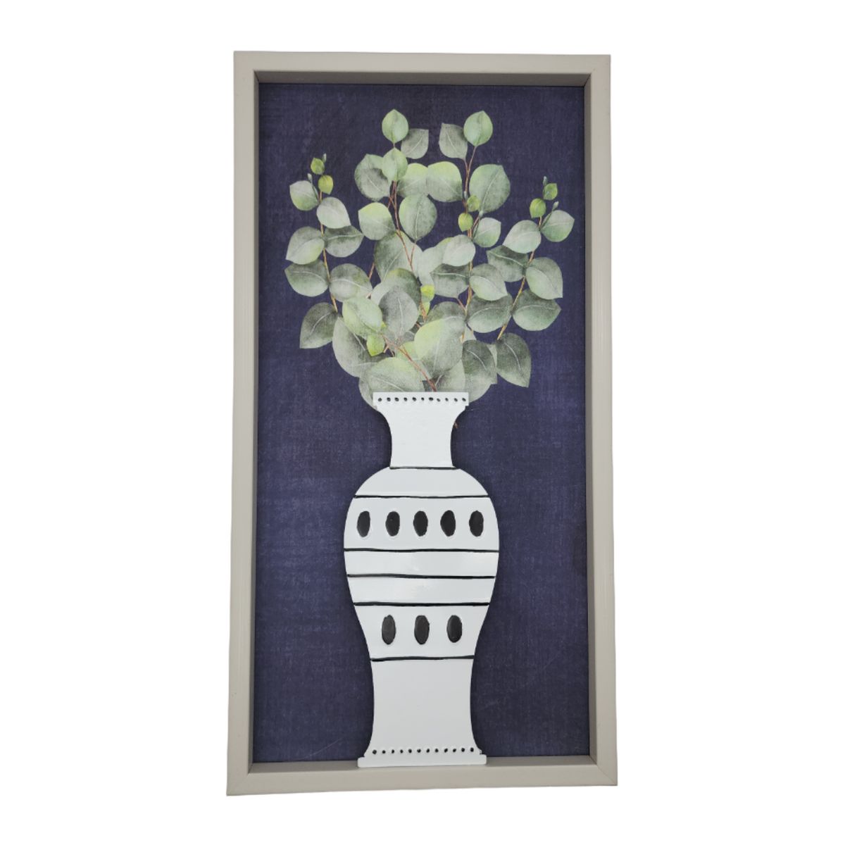 GENERICO - Cuadro Decorativo De Florero Con Flores Para Decorar Hogar