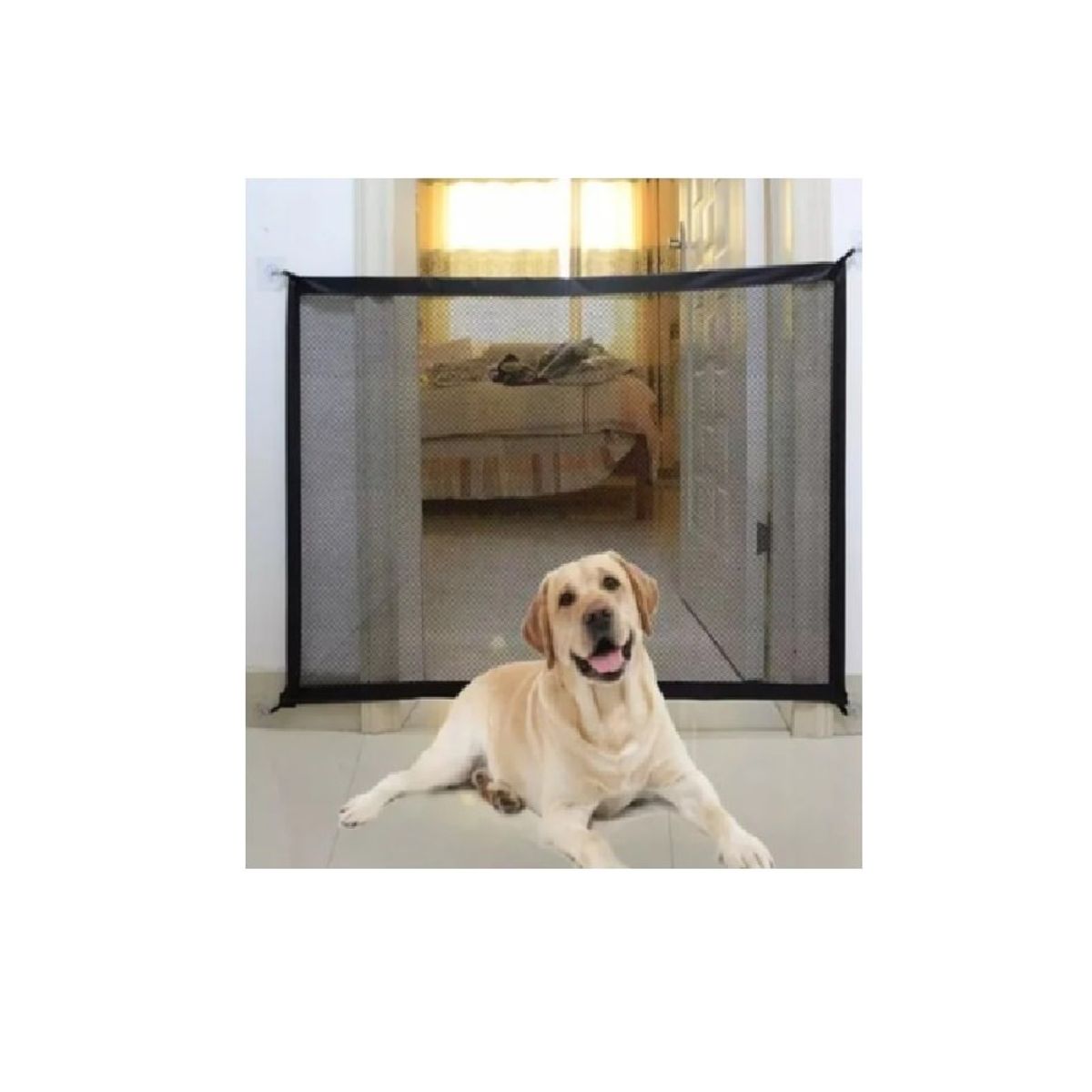 GENERICO - Malla Para Mascotas Puerta Magica Corral Adiestramiento