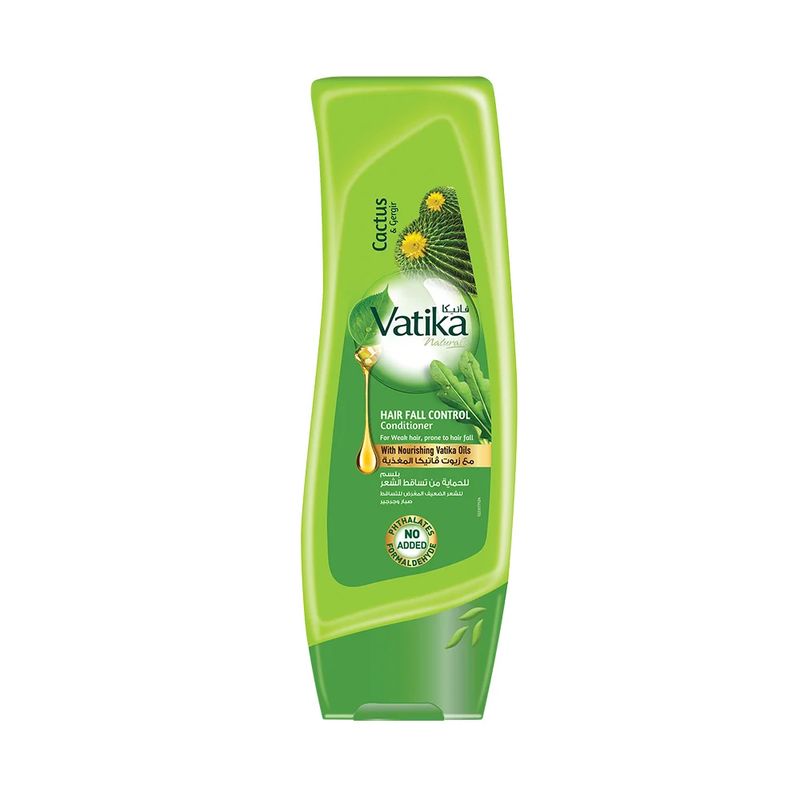 VATIKA NATURALS - Acondicionador Vatika Cactus Control Caída 360 ml.-