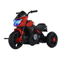 Moto Niño Antivuelco A Bateria Recargable Luz Y Sonido Red
