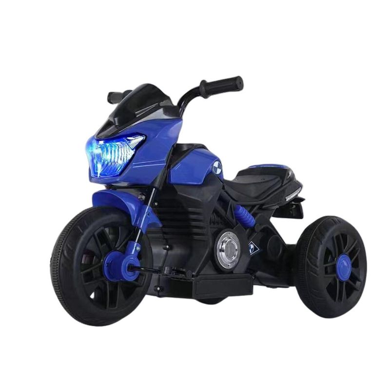 AUCKLAND OUTDOOR - Moto Niño Antivuelco A Bateria Recargable Luz Y Sonido Blue