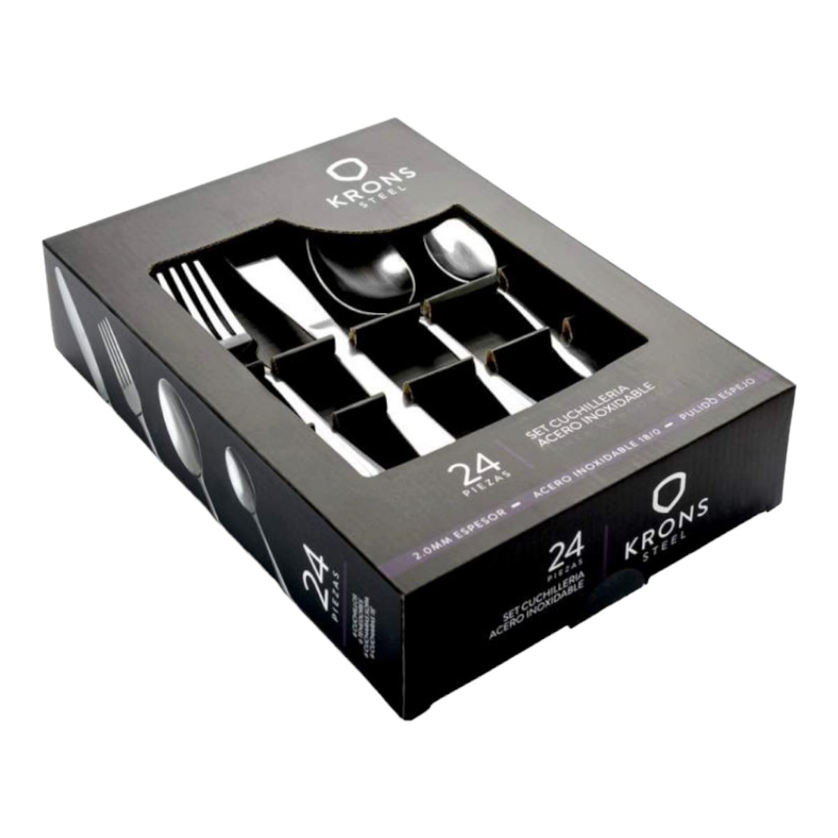 KRONS - Set 24 Pzs W/Box Vancouver Carne Krons