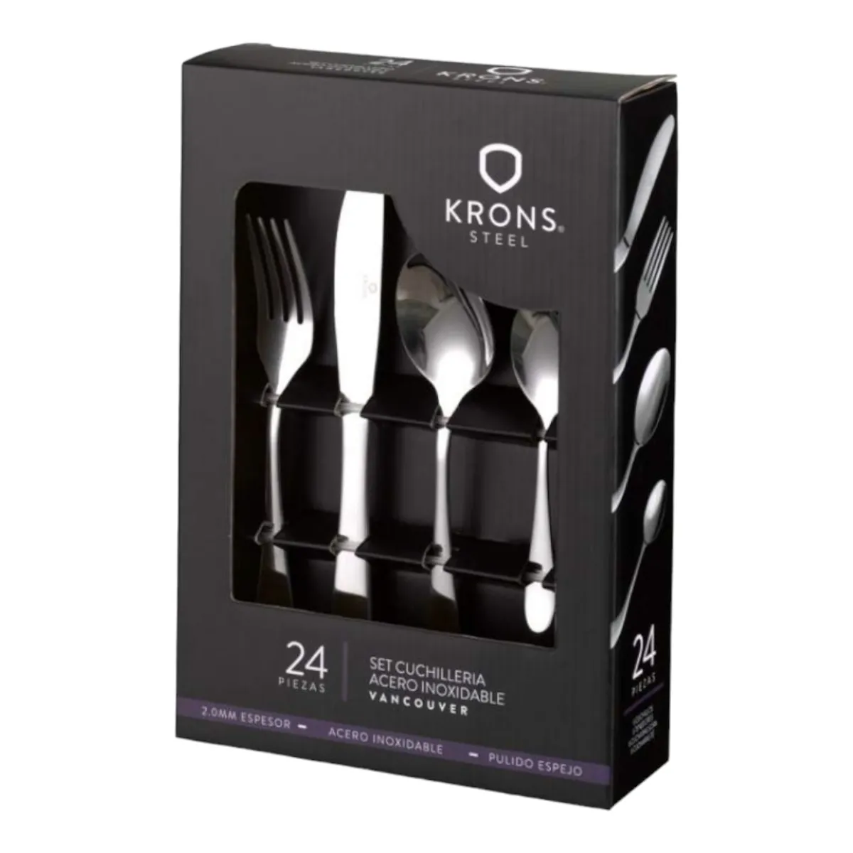 KRONS - Set Cuchilleria 30 Piezas Oxford Krons