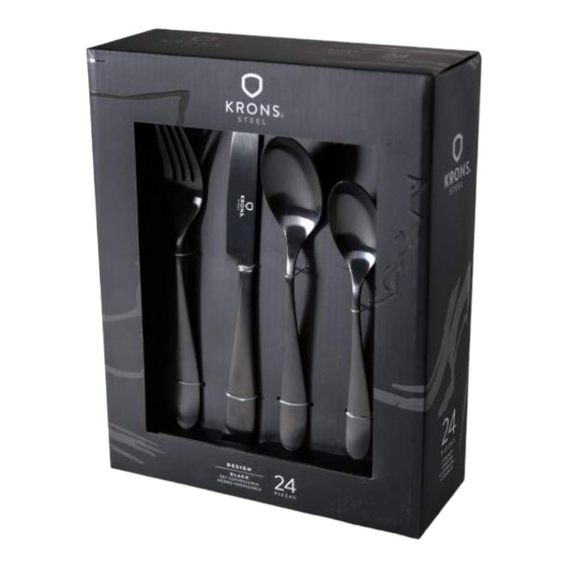 KRONS - Set 24 Pzas Black Krons
