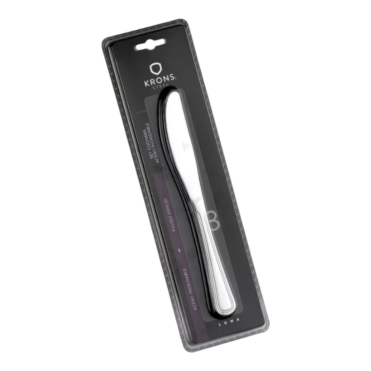 KRONS - Set 3 Cuchillos Carne Blister Luna Krons