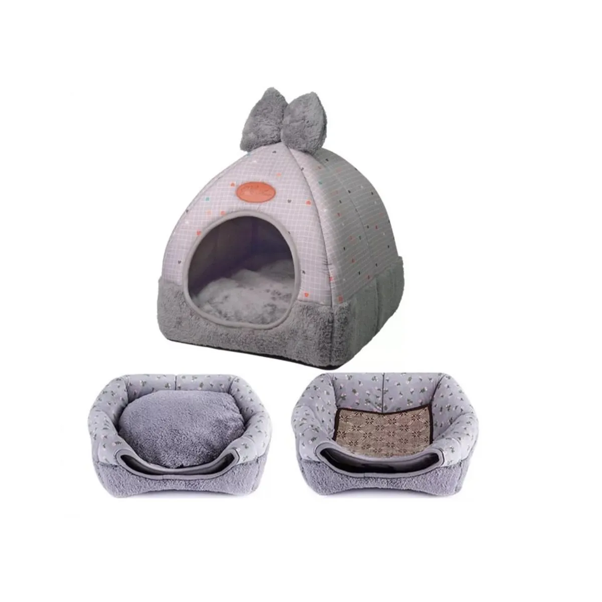 GENERICO - Casa Cama Iglú Mascota Grey