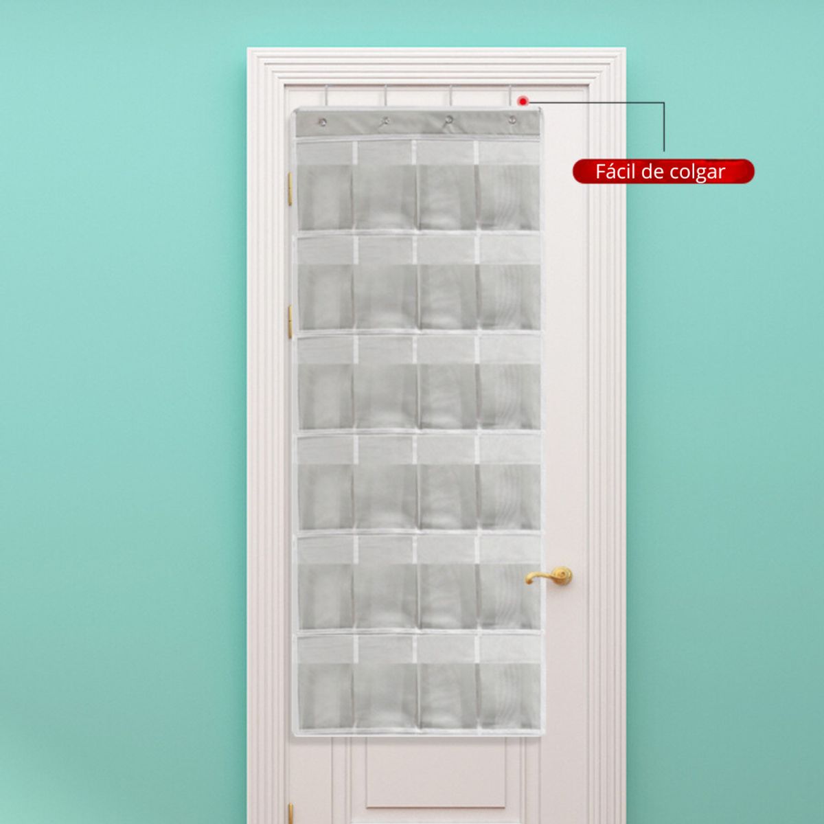 CRUSEC - Organizador De Zapatos Colgante 45x135cm para 12 Pares