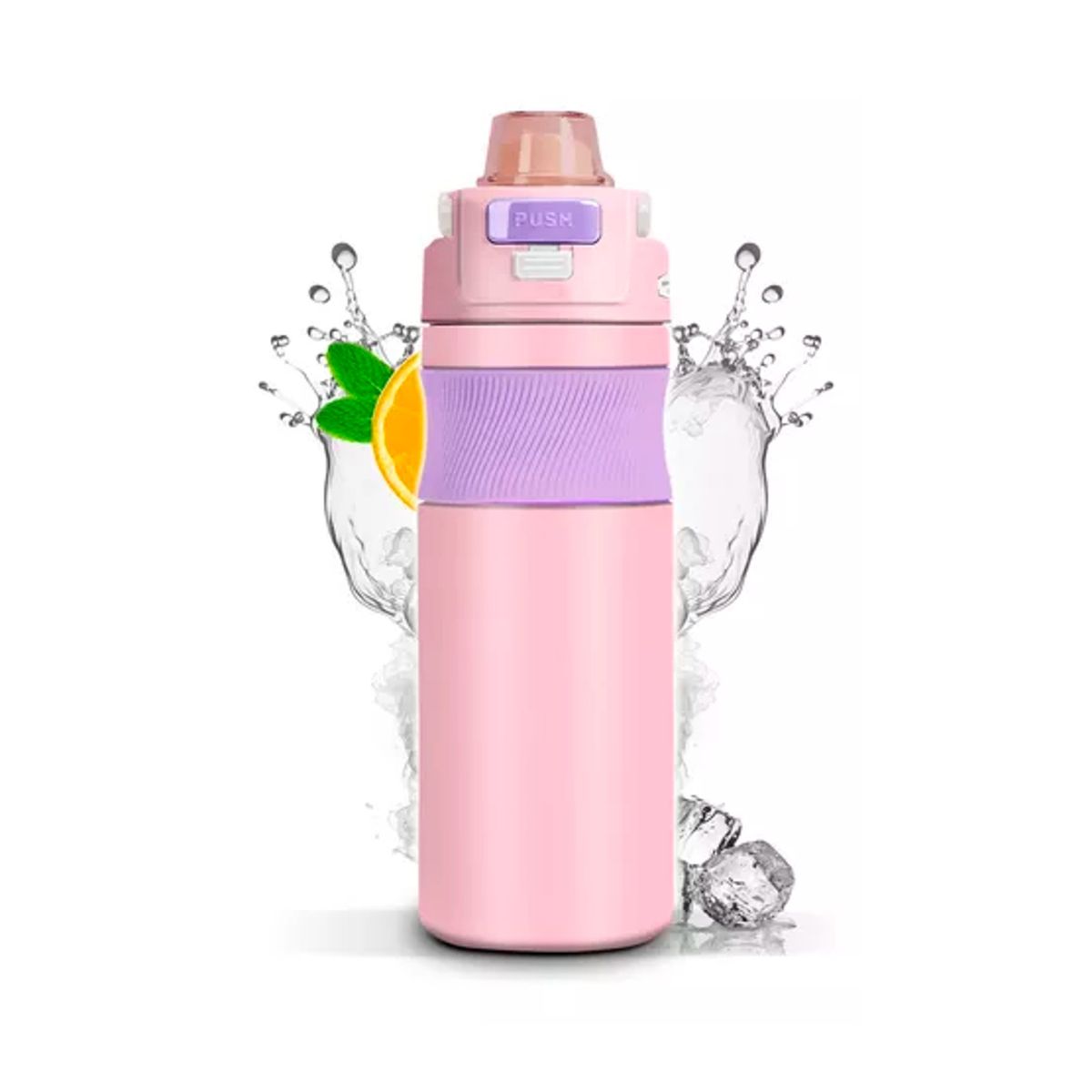 GENERICO - Termo Agua Caliente Y Fria Cafe Vaso Termico Acero 600ml