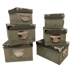 BRIC - Cajas para almacenamiento set de 6.
