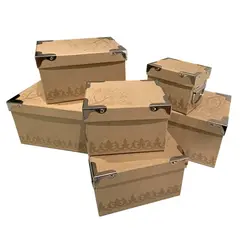 BRIC - Cajas con tapa set de 6.
