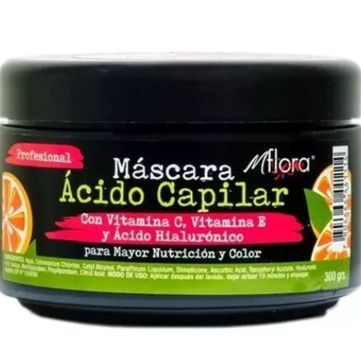 MFLORA - Pack 10 Crema Capilar Con Vitamina Y Acido Hialuronico Flora