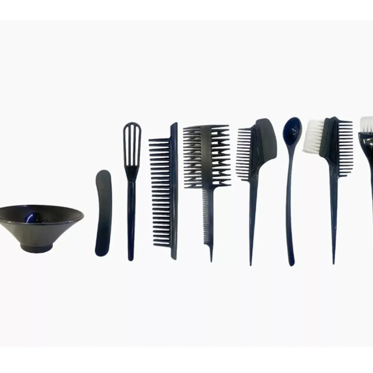 GENERICO - Kit 9 Piezas Para Tintura Pocillo + Peinetas + Aplicadores