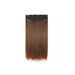 GENERICO - Extensiones Kanekalon Colores Lisa Tonos Muy Naturales 2-30