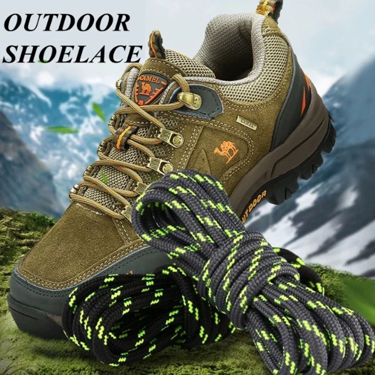GENERICO - Cordon Redonda para Zapatilla de Trabajo Outdoor 140cm