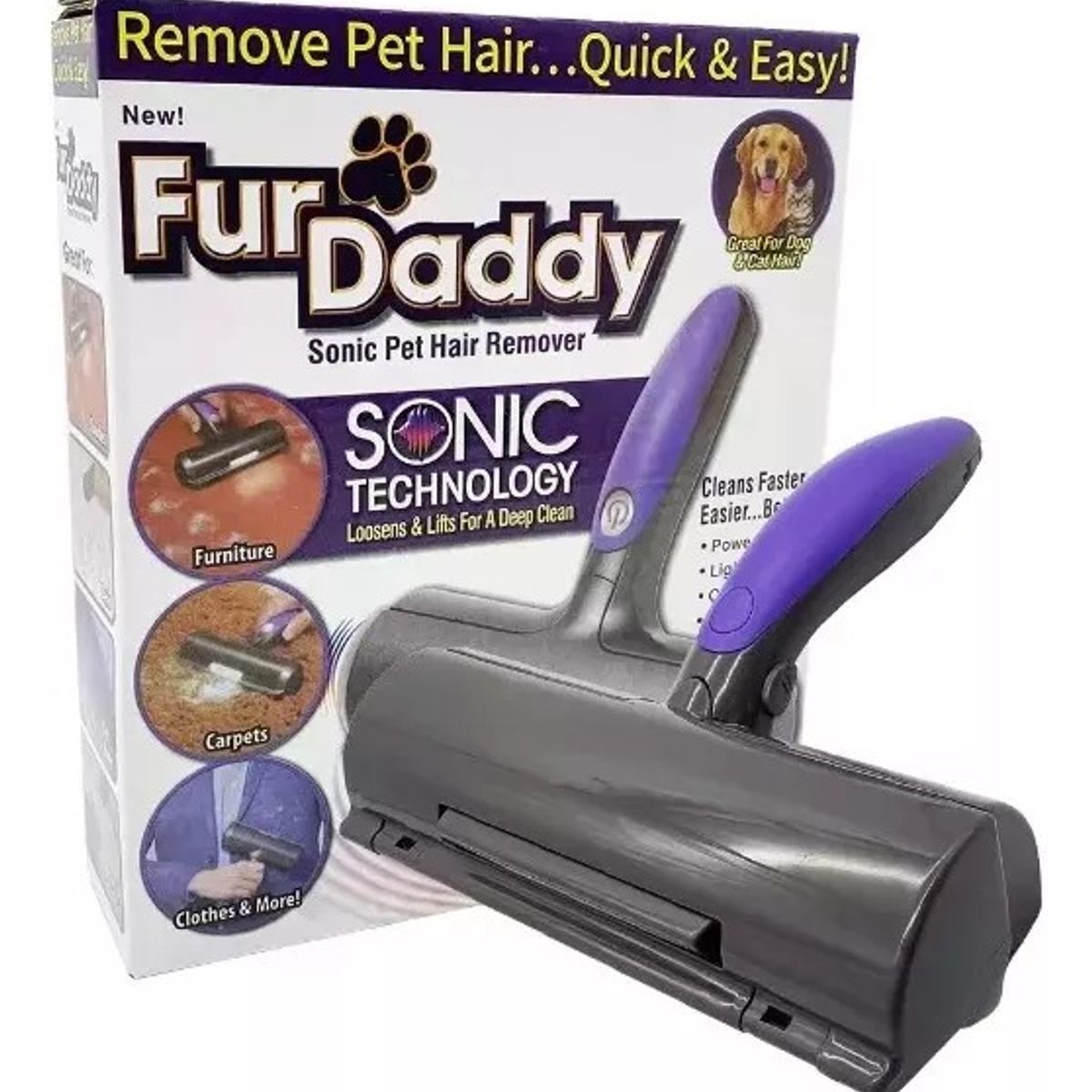 GENERICO - Aspiradora De Pelo Muerto Para Mascotas