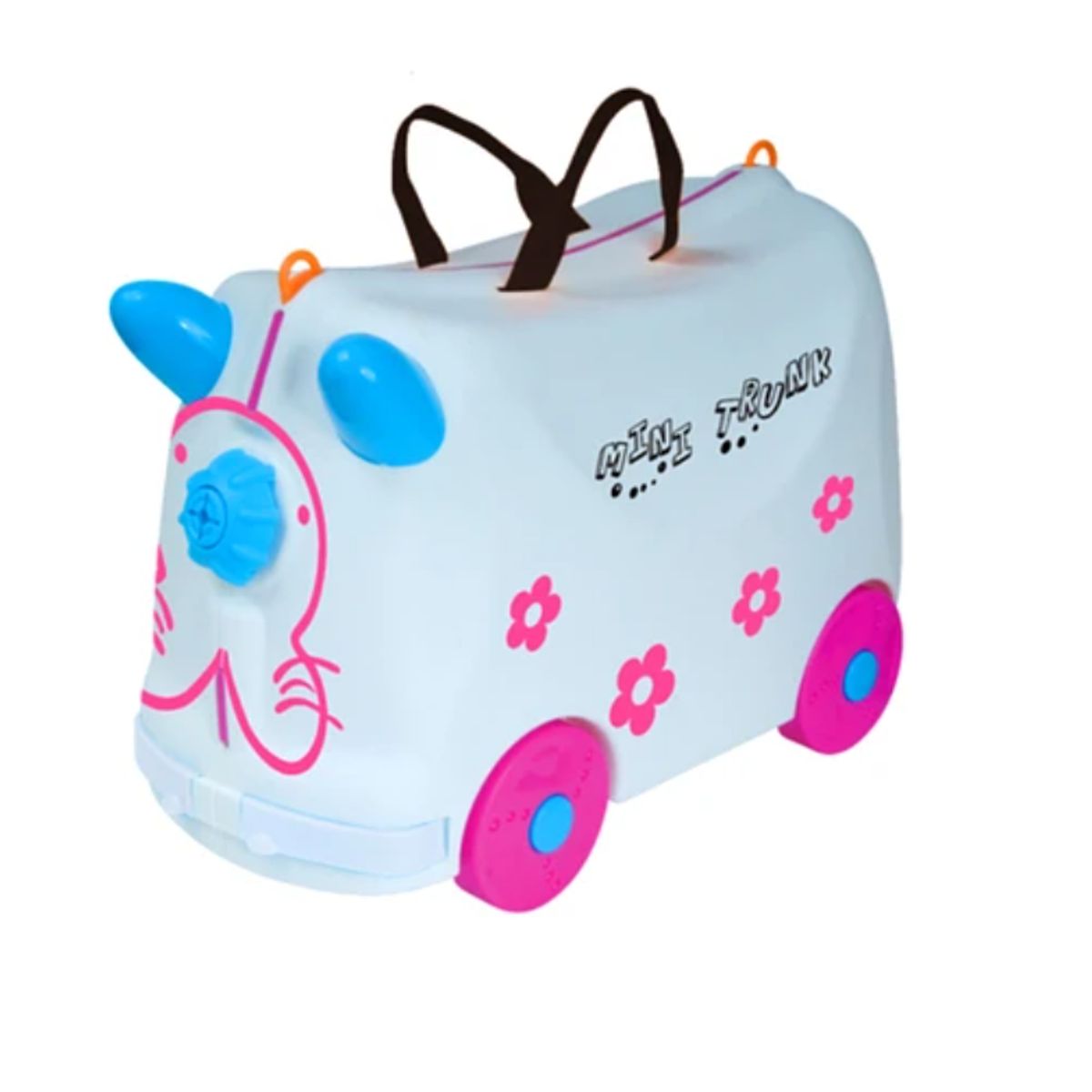KIDSCOOL - Maleta Infantil Blanca Con Ruedas