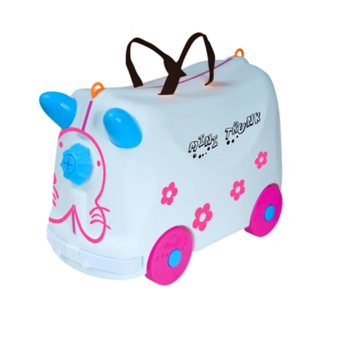 KIDSCOOL - Maleta Infantil Blanca Con Ruedas
