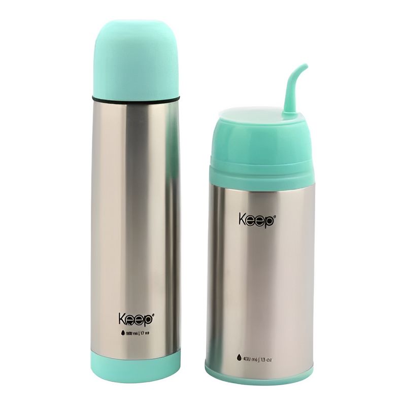 KEEP - Set de Termo + Travel Mate 400 ML Keep Turquesa