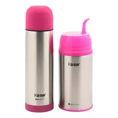 KEEP - Set de Termo + Travel Mate 400 ML Rosado