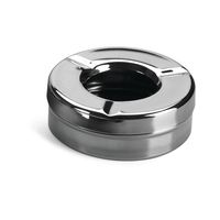 Cenicero Acero Inoxidable Contra Viento Para Hogar Carro