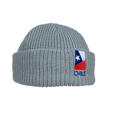 Imagen 2 del producto Gorro Beanie Gris Bandera