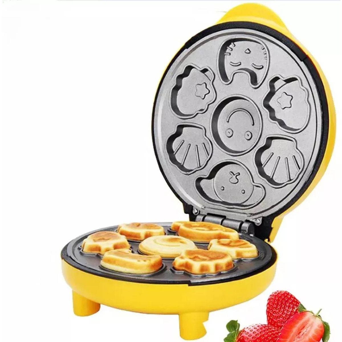 GENERICO - Máquina Waflera para Galletas y Mini Tortas  Uso Doméstico  Cocina Infantil