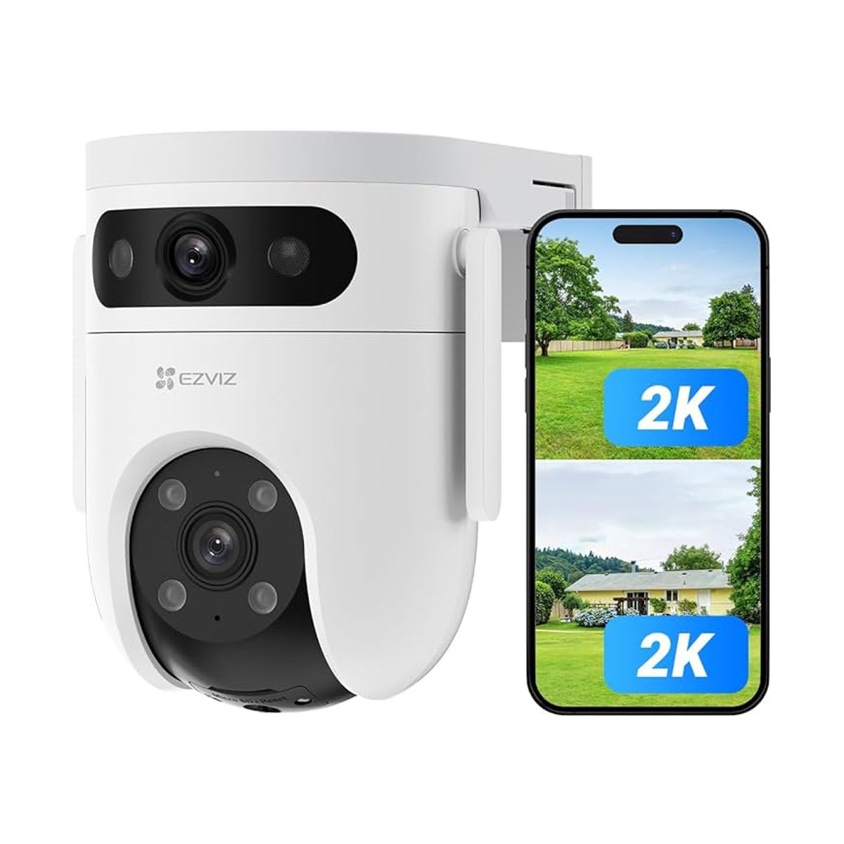 EZVIZ - Camara Ip Ezviz H9c Dual Lense H9c 2k Audio Bidireccional