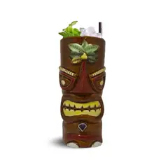 MOOR - Taza Tiki Kaneloa 550 ML, Alto 17,5 cm