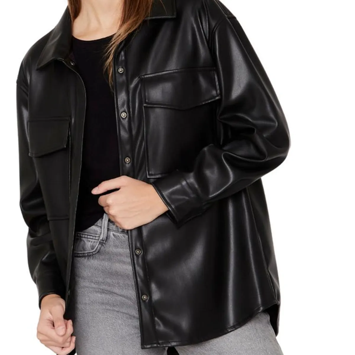 JACINTA TIENDA - Camisa Tokio oversize negra Jacinta Tienda