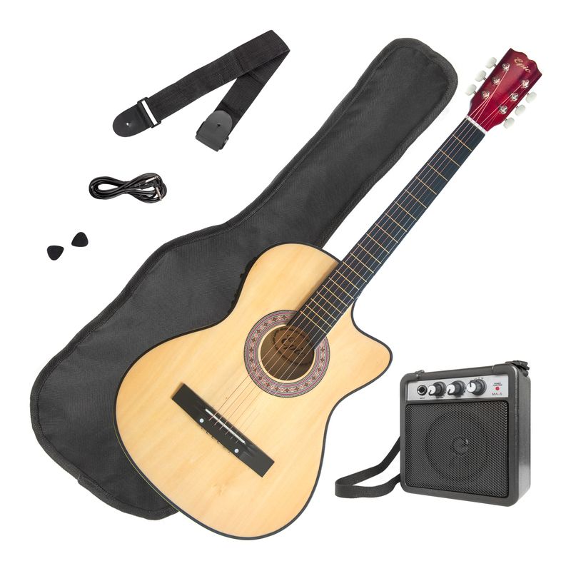 EPIC - Pack Guitarra Electroacústica  EPIC 38 Black