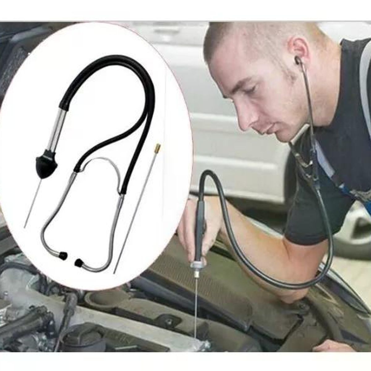 GENERICO - Herramienta Automotriz Estetoscopio Mecánico