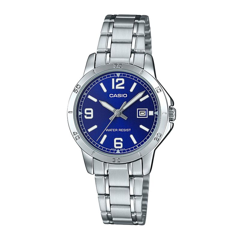 CASIO - Reloj CASIO LTP-V004D-2BUDF Acero Mujer Plateado