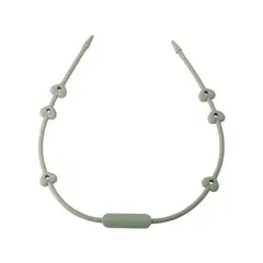 IRM - COLLAR SUJETADOR DE JUGUETES Y CHUPETES SILICONA VERDE