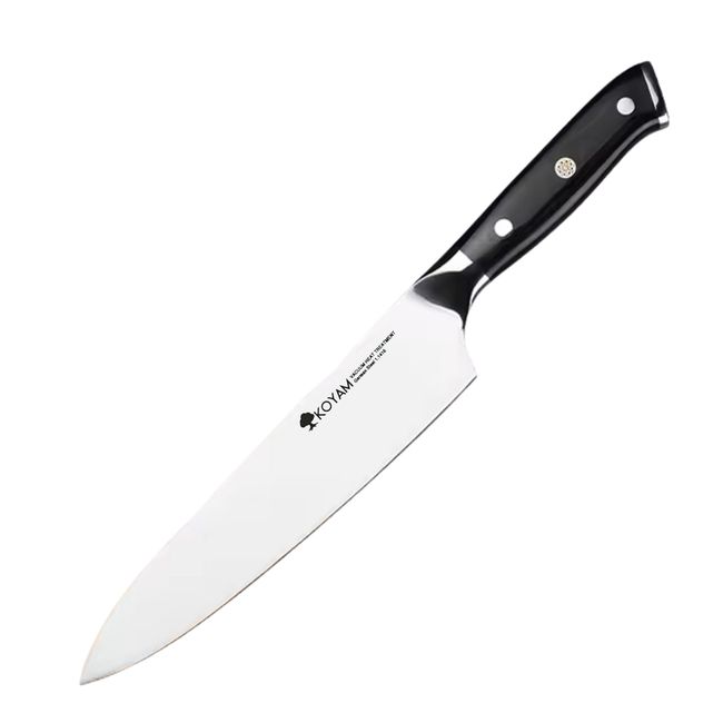 KOYAM - Cuchillo cocina Chef profesional 8in Acero 1.4116 Gama Alta
