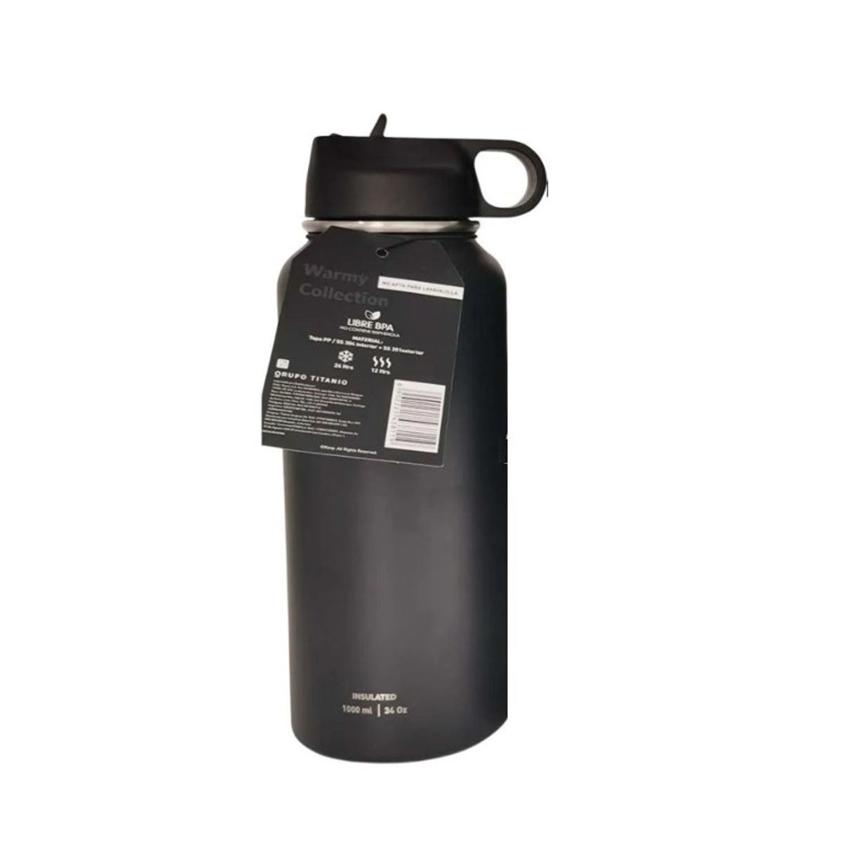 KEEP - BOTELLA INSULADA WARMY KEEP - Negro