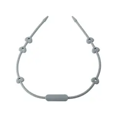 IRM - COLLAR SUJETADOR DE JUGUETES Y CHUPETES SILICONA AZUL